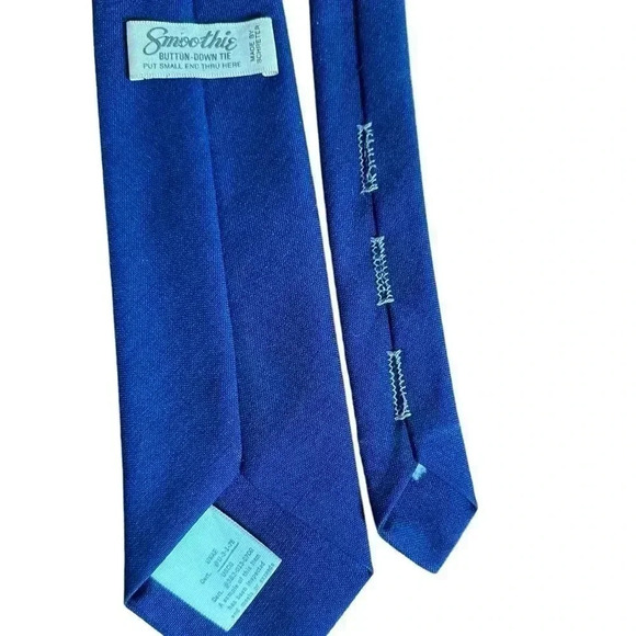 Vintage 70’s Smoothie Button Down Tie - Picture 2 of 4